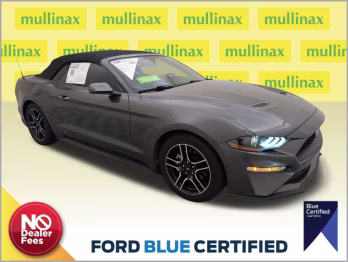 2018 Magnetic Metallic Ford Mustang EcoBoost Premium RWD Convertible