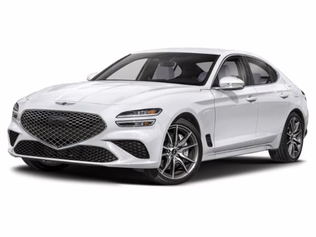 2025 Alta White Genesis G70 2.5T RWD Sedan