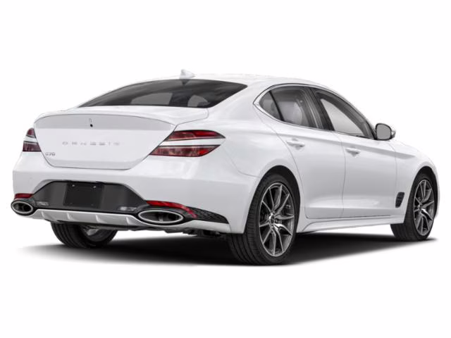 2025 Alta White Genesis G70 2.5T RWD Sedan