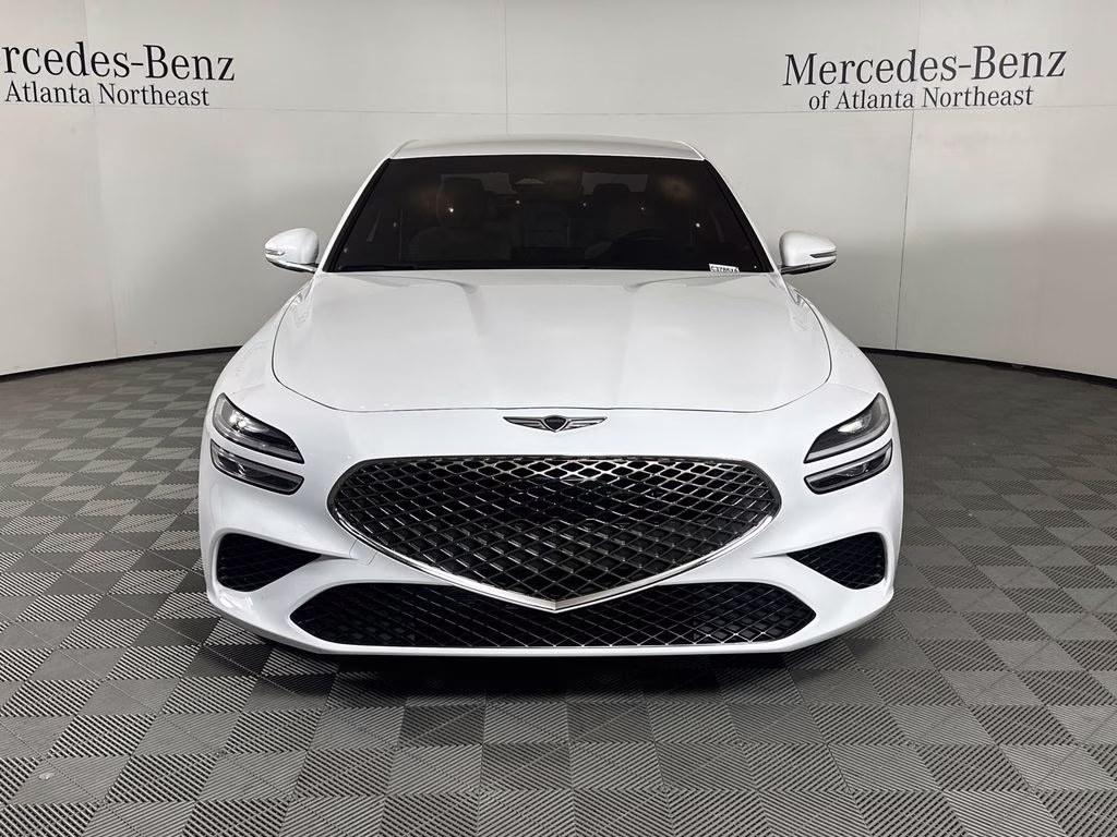 2025 Alta White Genesis G70 2.5T RWD Sedan