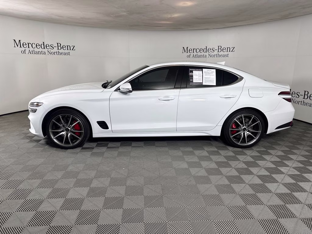 2025 Alta White Genesis G70 2.5T RWD Sedan