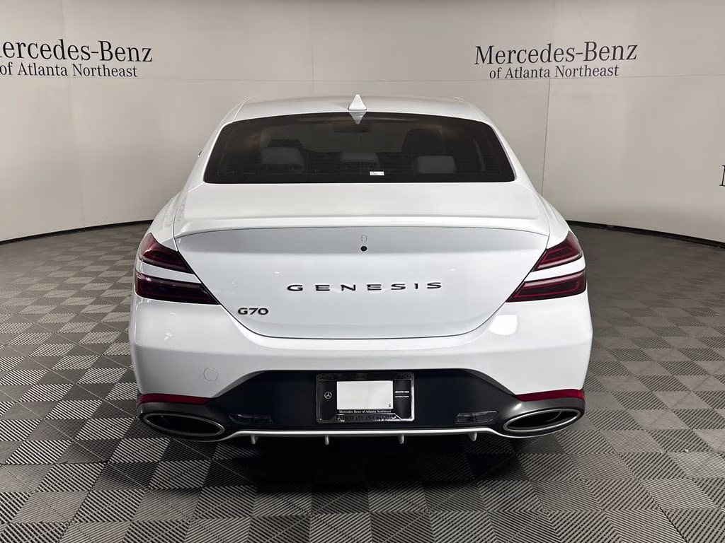 2025 Alta White Genesis G70 2.5T RWD Sedan