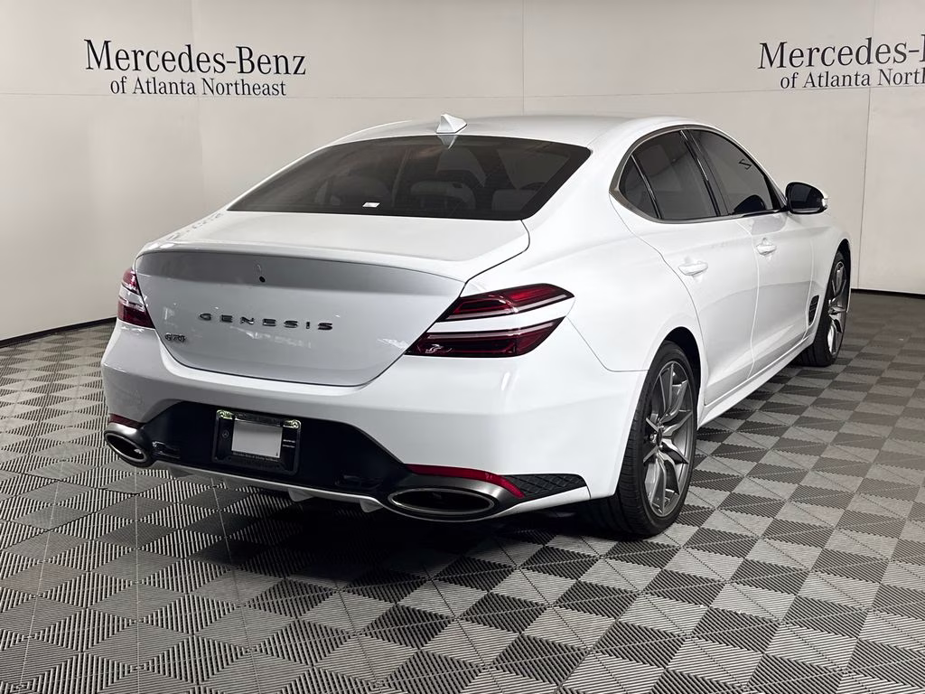 2025 Alta White Genesis G70 2.5T RWD Sedan