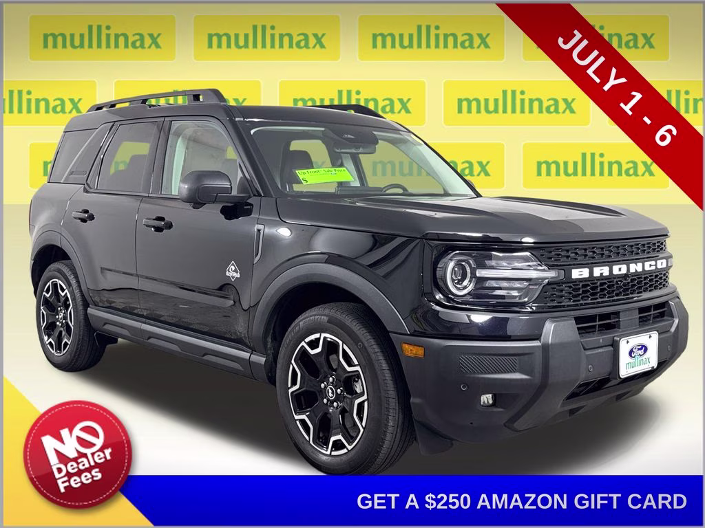 2025 Shadow Black Ford Bronco Sport Outer Banks 4X4 SUV