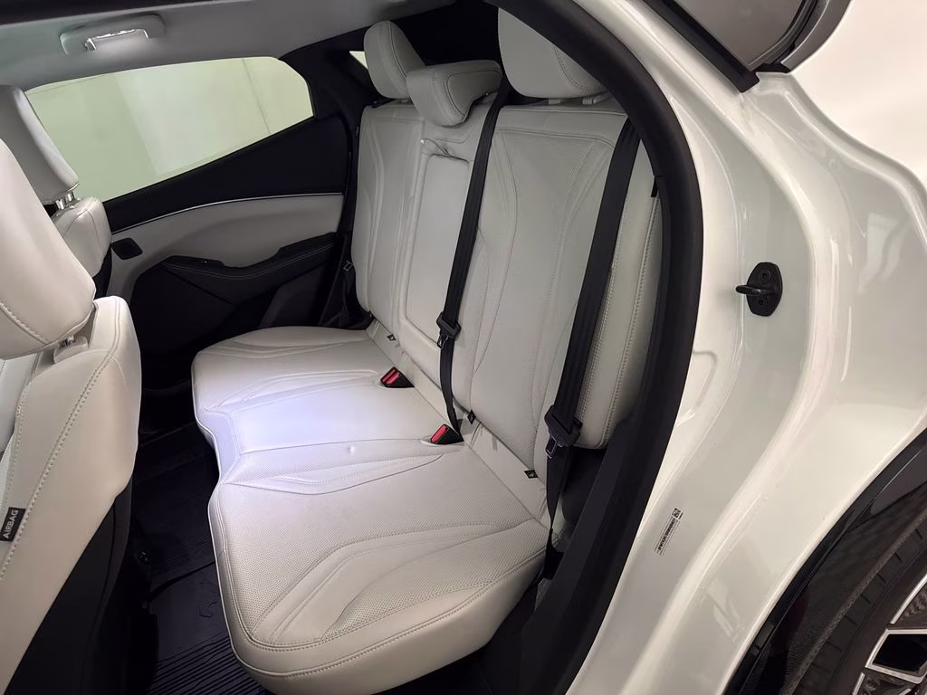 2024 Star White Metallic Tri-Coat Ford Mustang Mach-E Premium RWD SUV
