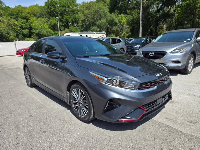 2024 Gravity Gray Kia Forte GT-Line FWD Sedan