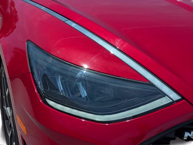 2022 Calypso Red Hyundai Sonata N Line FWD Sedan