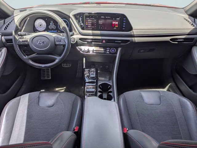2022 Calypso Red Hyundai Sonata N Line FWD Sedan