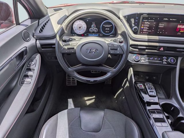 2022 Calypso Red Hyundai Sonata N Line FWD Sedan