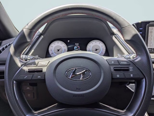 2022 Calypso Red Hyundai Sonata N Line FWD Sedan