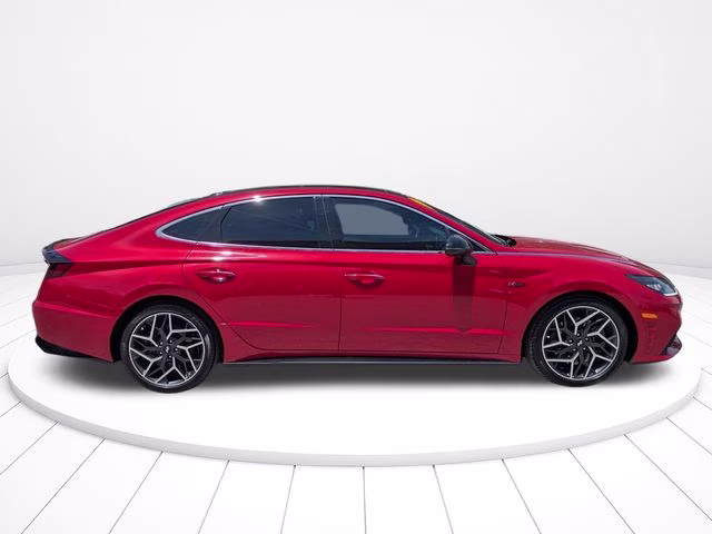 2022 Calypso Red Hyundai Sonata N Line FWD Sedan