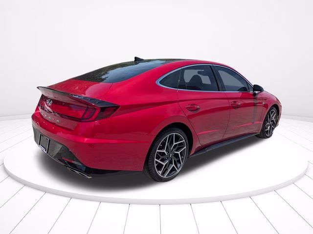 2022 Calypso Red Hyundai Sonata N Line FWD Sedan