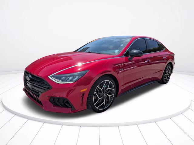 2022 Calypso Red Hyundai Sonata N Line FWD Sedan