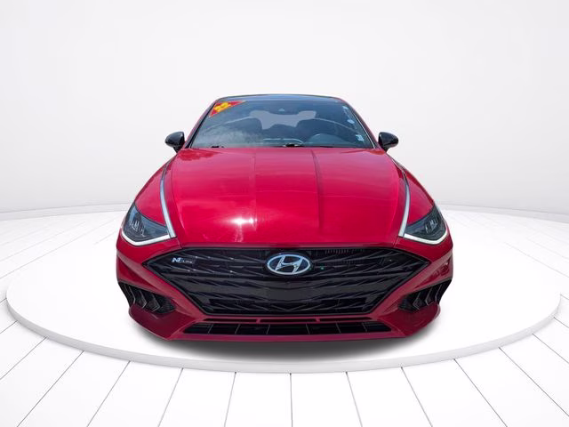 2022 Calypso Red Hyundai Sonata N Line FWD Sedan