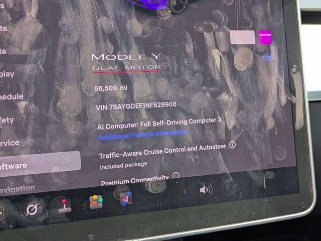2022 Black Tesla Model Y Performance AWD SUV
