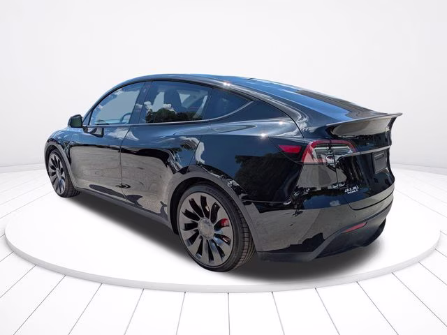 2022 Black Tesla Model Y Performance AWD SUV