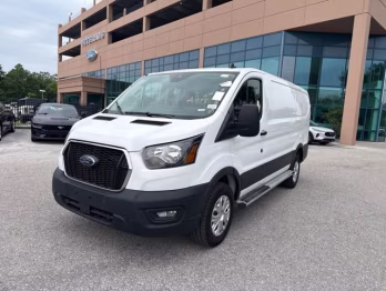 2024 Oxford White Ford Transit Cargo Van RWD Van