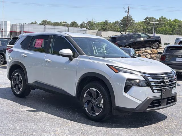 2025 Brilliant Silver Metallic Nissan Rogue SV FWD SUV