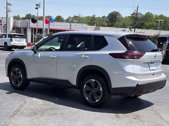 2025 Brilliant Silver Metallic Nissan Rogue SV FWD SUV