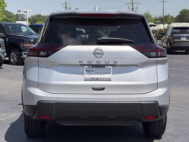 2025 Brilliant Silver Metallic Nissan Rogue SV FWD SUV