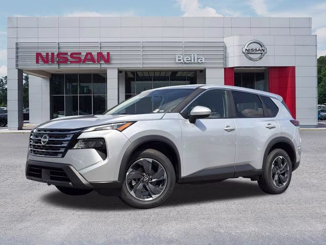 2025 Brilliant Silver Metallic Nissan Rogue SV FWD SUV