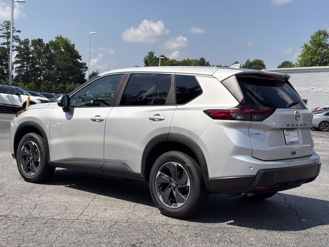 2025 Brilliant Silver Metallic Nissan Rogue SV FWD SUV