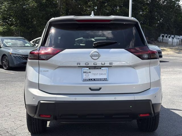 2025 Brilliant Silver Metallic Nissan Rogue SV FWD SUV