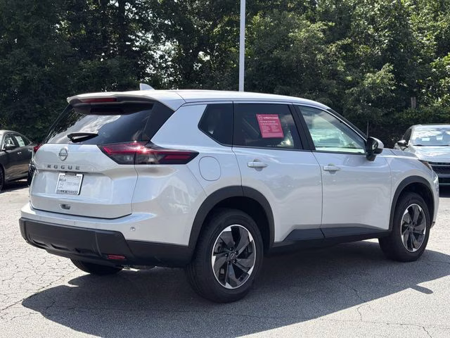 2025 Brilliant Silver Metallic Nissan Rogue SV FWD SUV