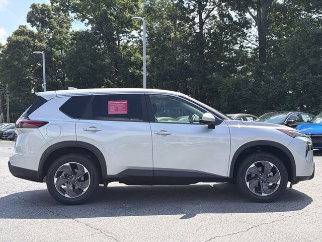 2025 Brilliant Silver Metallic Nissan Rogue SV FWD SUV