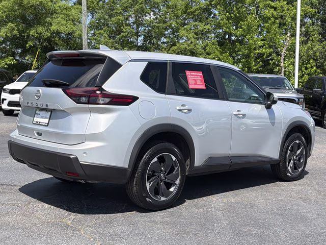 2025 Brilliant Silver Metallic Nissan Rogue SV FWD SUV