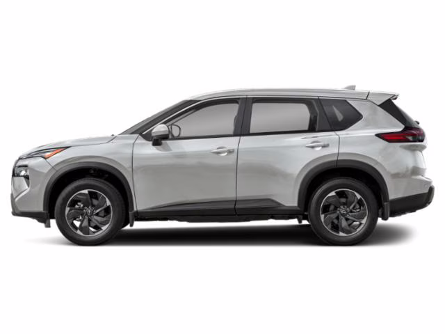 2025 Brilliant Silver Metallic Nissan Rogue SV FWD SUV