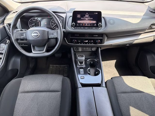 2025 Brilliant Silver Metallic Nissan Rogue SV FWD SUV