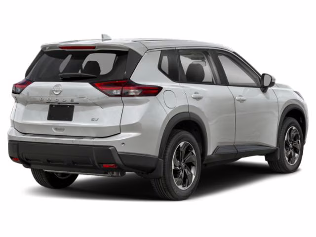 2025 Brilliant Silver Metallic Nissan Rogue SV FWD SUV
