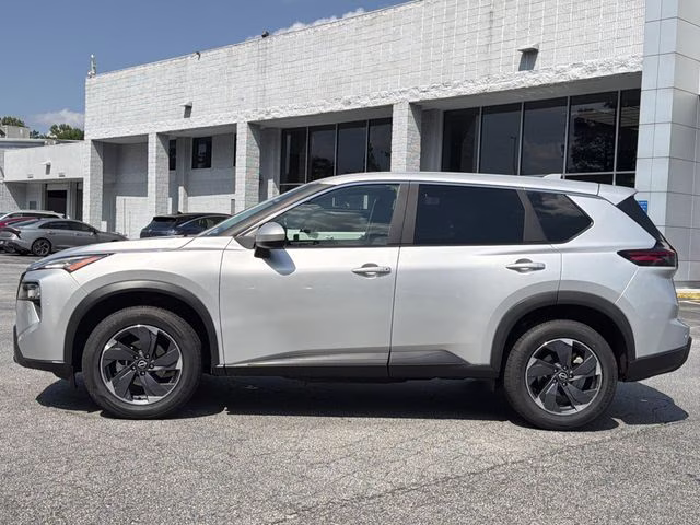2025 Brilliant Silver Metallic Nissan Rogue SV FWD SUV