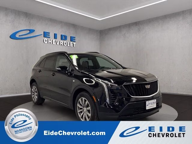 2023 Stellar Black Metallic Cadillac XT4 Sport AWD SUV