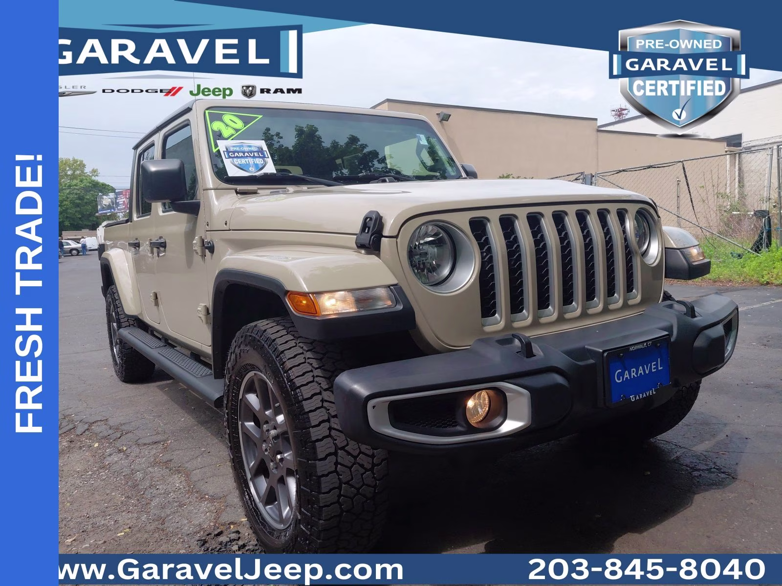 2020 Gobi Clearcoat Jeep Gladiator Overland 4X4 Truck