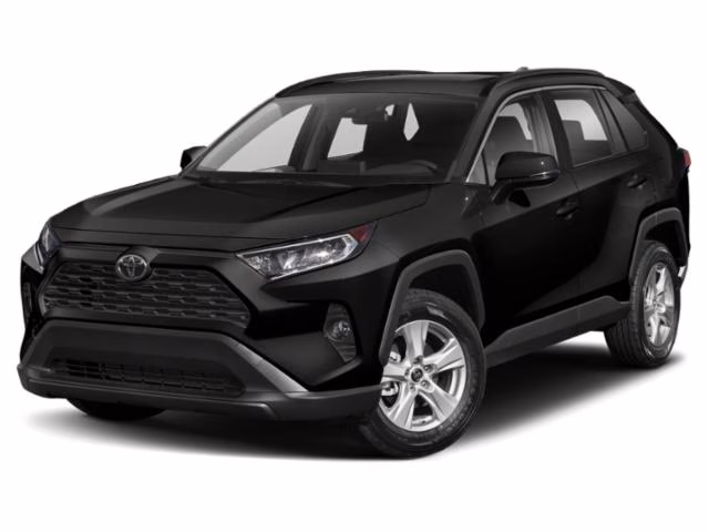 2021 Midnight Black Metallic Toyota RAV4 XLE FWD SUV