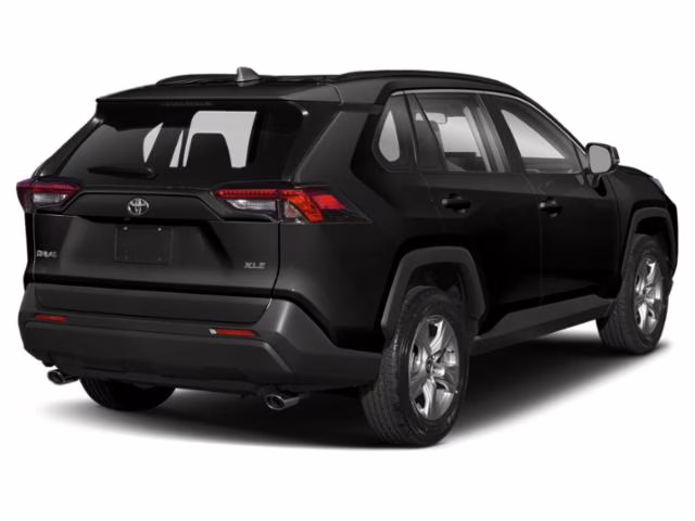2021 Midnight Black Metallic Toyota RAV4 XLE FWD SUV