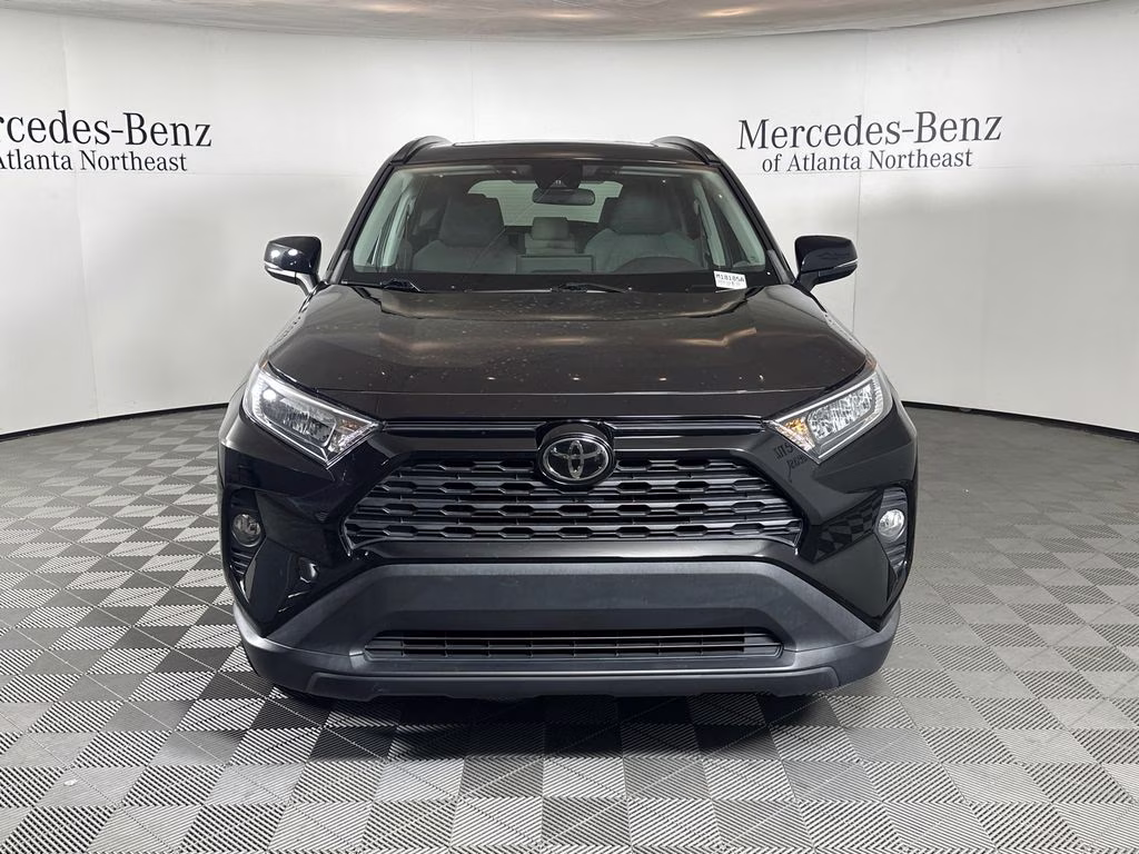 2021 Midnight Black Metallic Toyota RAV4 XLE FWD SUV