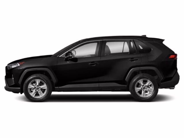 2021 Midnight Black Metallic Toyota RAV4 XLE FWD SUV