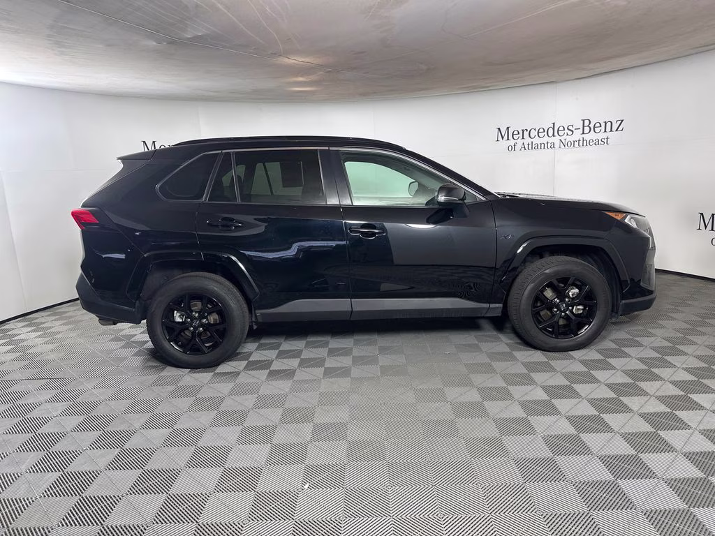 2021 Midnight Black Metallic Toyota RAV4 XLE FWD SUV