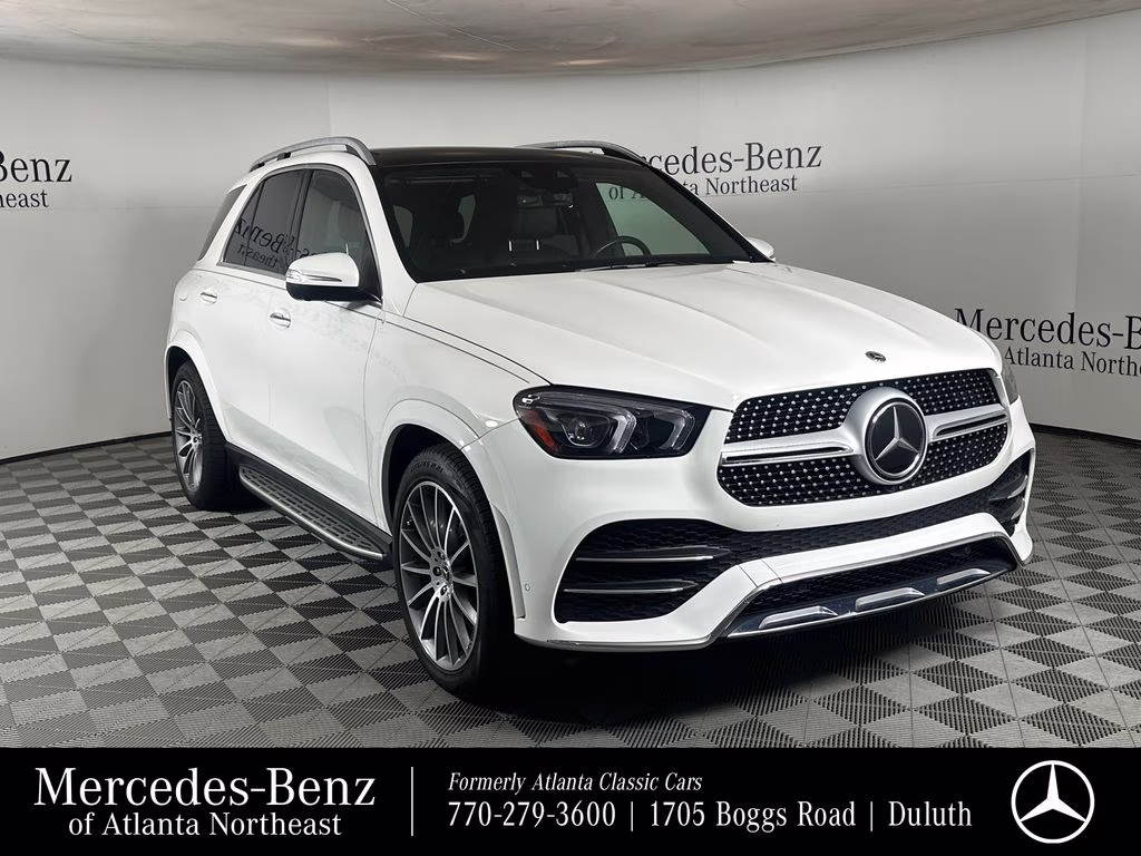 2021 Polar White Mercedes-Benz GLE GLE 450 AWD SUV