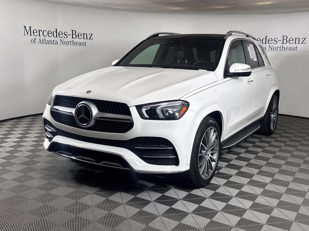 2021 Polar White Mercedes-Benz GLE GLE 450 AWD SUV