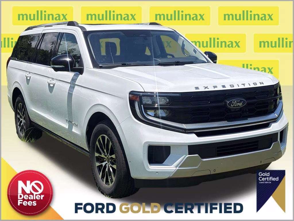 2025 Oxford White Ford Expedition Max Platinum 4X4 SUV