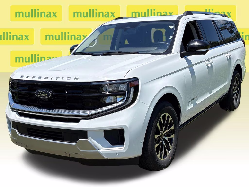 2025 Oxford White Ford Expedition Max Platinum 4X4 SUV