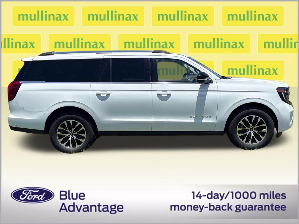 2025 Oxford White Ford Expedition Max Platinum 4X4 SUV