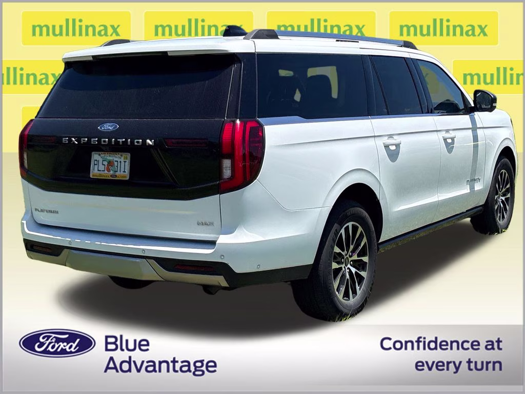 2025 Oxford White Ford Expedition Max Platinum 4X4 SUV