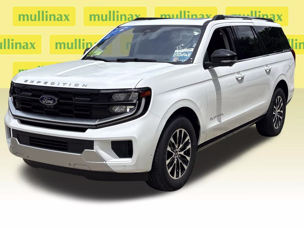 2025 Oxford White Ford Expedition Max Platinum 4X4 SUV