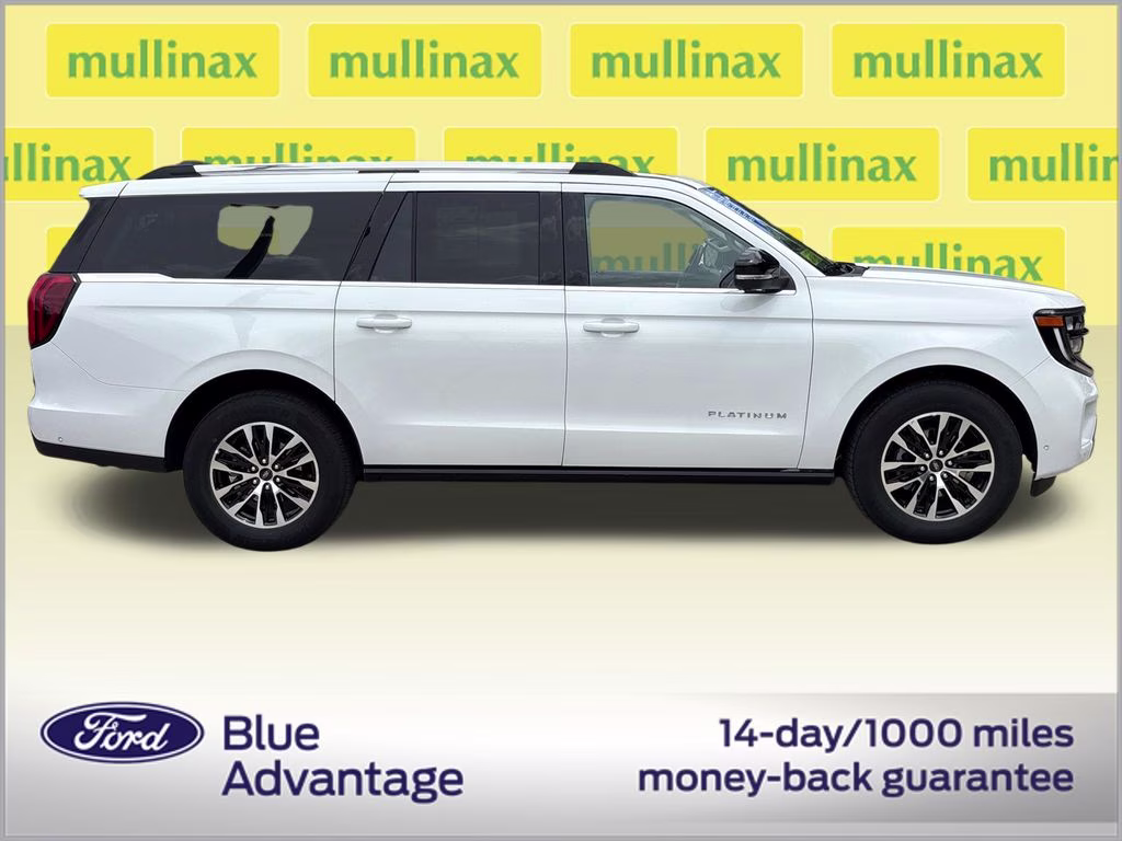 2025 Oxford White Ford Expedition Max Platinum 4X4 SUV