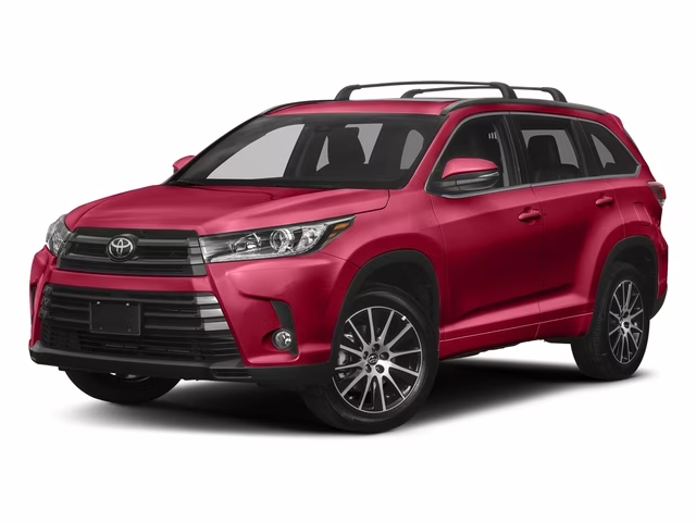 2018 Salsa Red Pearl Toyota Highlander SE AWD SUV